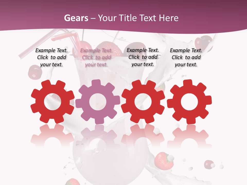 Senior Background Smiling PowerPoint Template