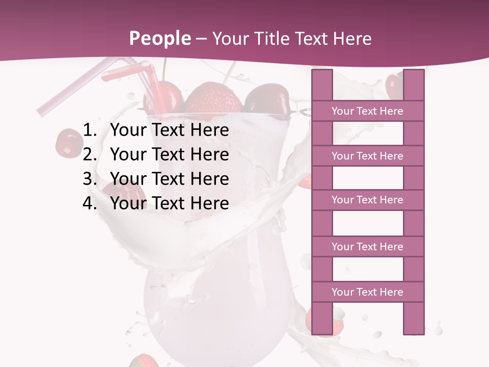 Senior Background Smiling PowerPoint Template