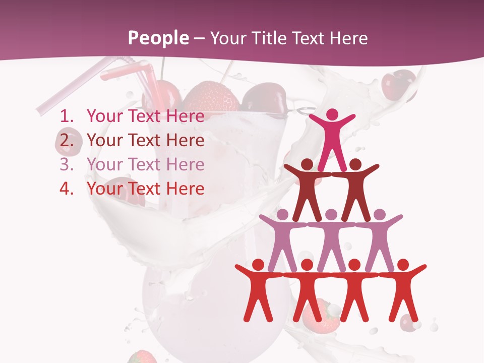 Senior Background Smiling PowerPoint Template