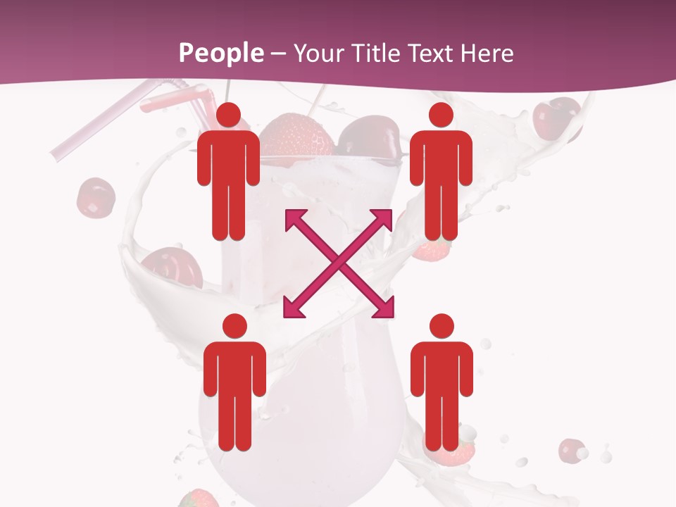 Senior Background Smiling PowerPoint Template