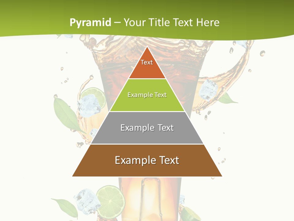 Mint Berry Drink PowerPoint Template