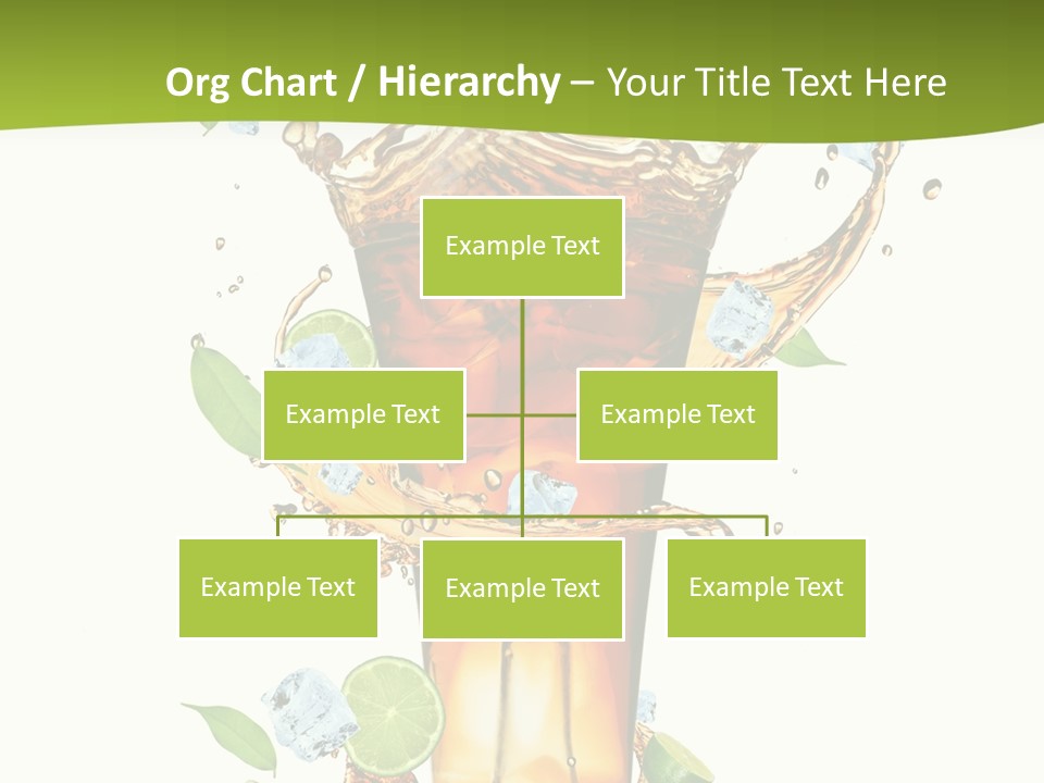Mint Berry Drink PowerPoint Template