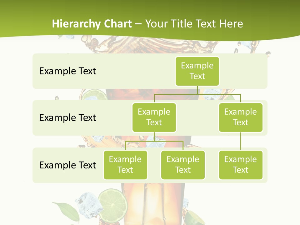Mint Berry Drink PowerPoint Template