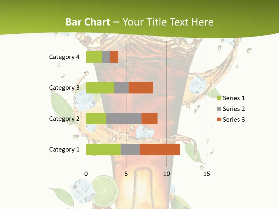 Mint Berry Drink PowerPoint Template