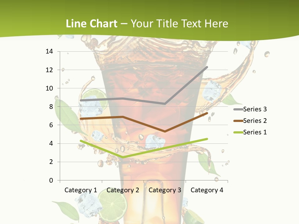Mint Berry Drink PowerPoint Template