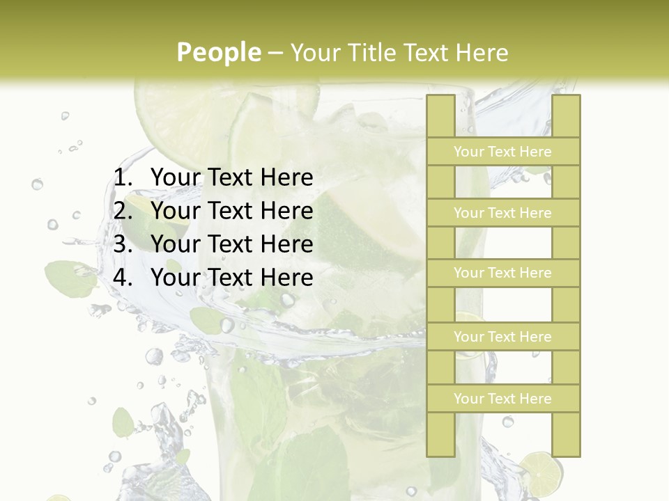 Team White Marketing PowerPoint Template