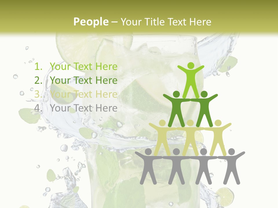 Team White Marketing PowerPoint Template