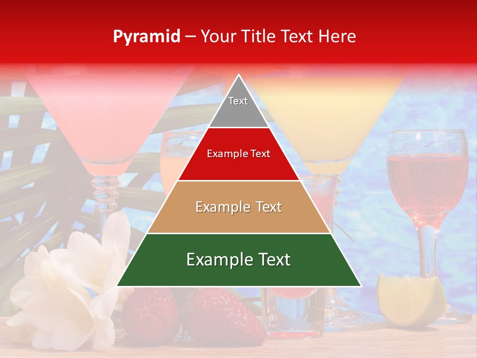 Assortment Beverage Cocktail PowerPoint Template