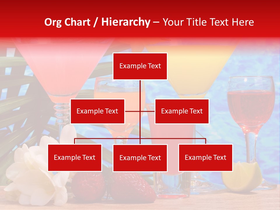 Assortment Beverage Cocktail PowerPoint Template