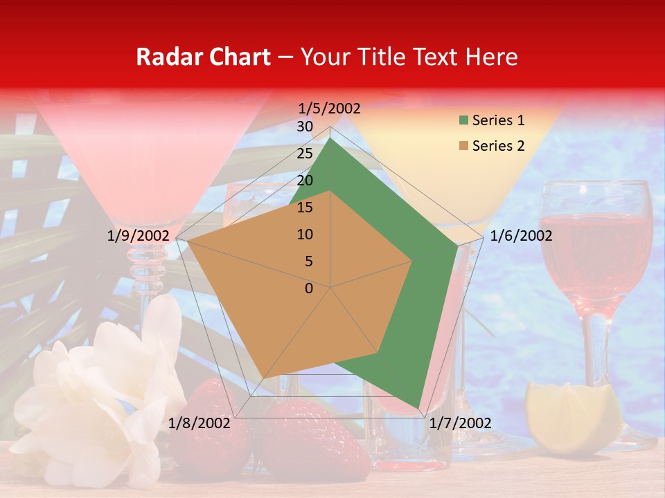 Assortment Beverage Cocktail PowerPoint Template