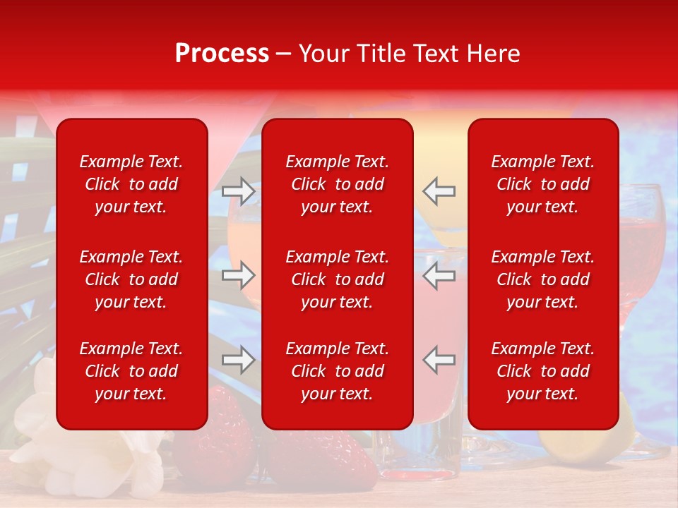 Assortment Beverage Cocktail PowerPoint Template