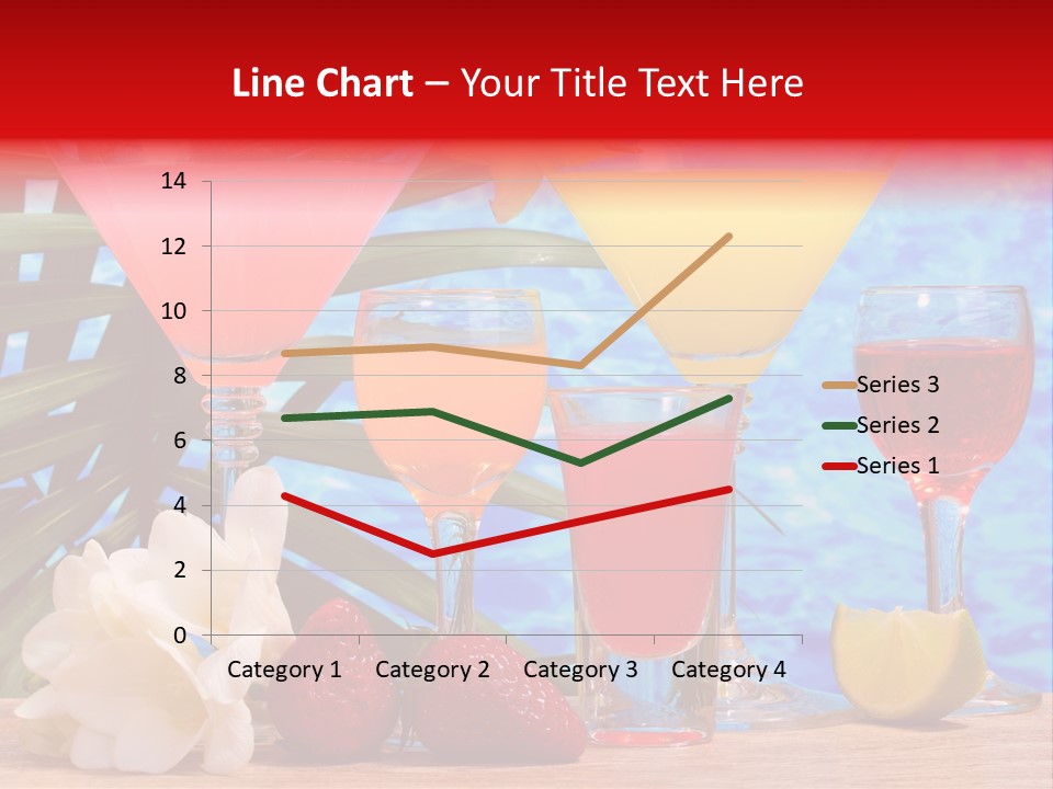 Assortment Beverage Cocktail PowerPoint Template
