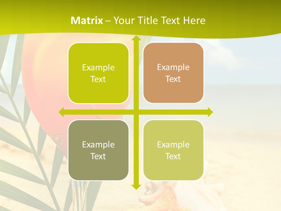 Meer Beach Frisch PowerPoint Template