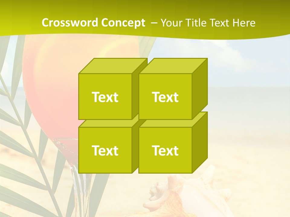 Meer Beach Frisch PowerPoint Template