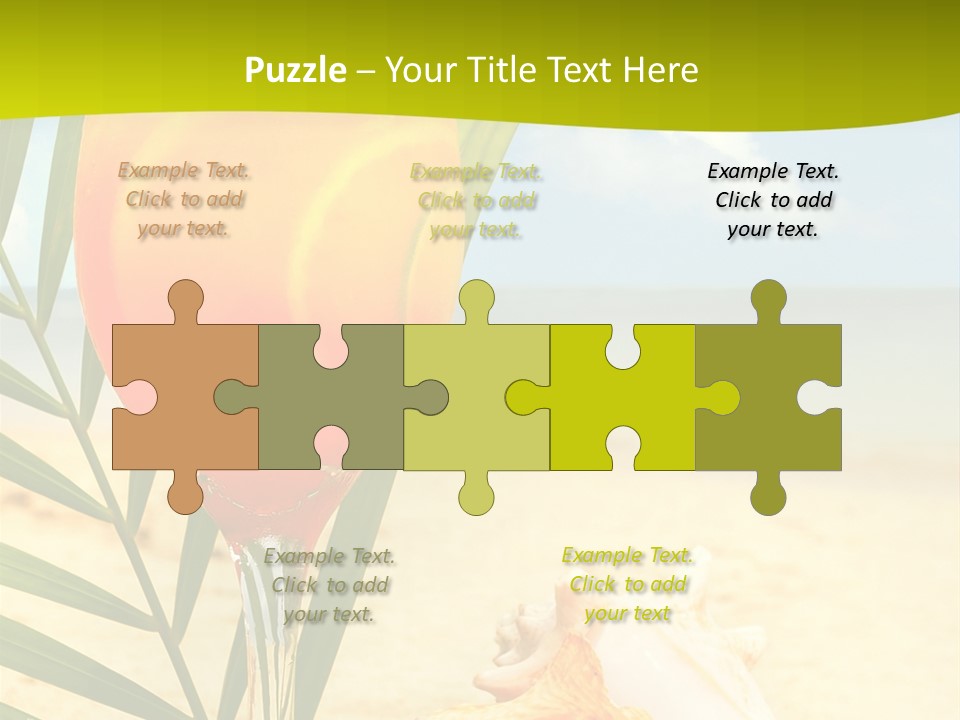 Meer Beach Frisch PowerPoint Template