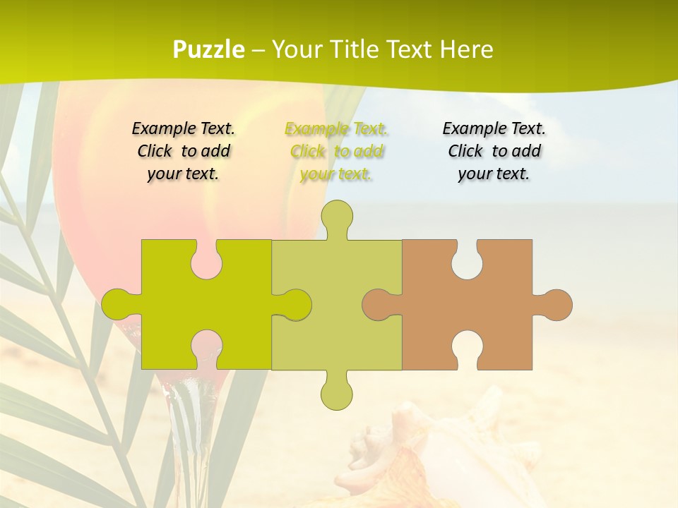 Meer Beach Frisch PowerPoint Template