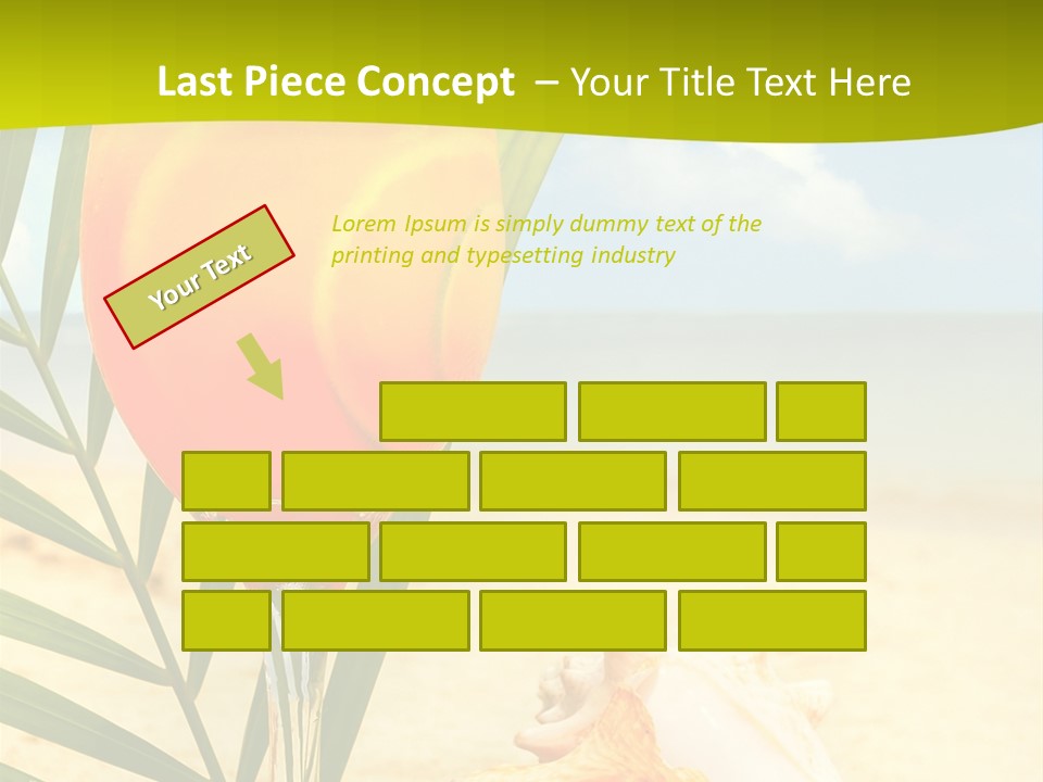 Meer Beach Frisch PowerPoint Template