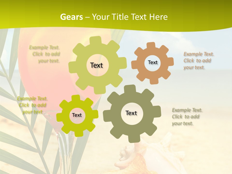 Meer Beach Frisch PowerPoint Template