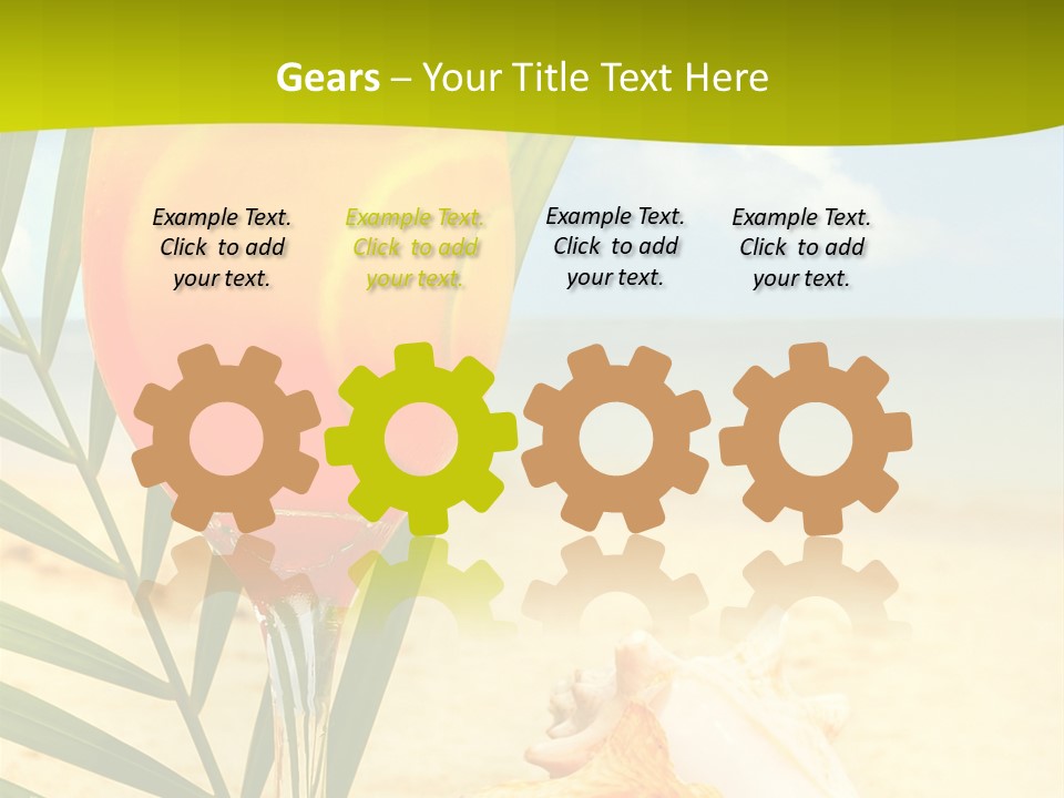 Meer Beach Frisch PowerPoint Template