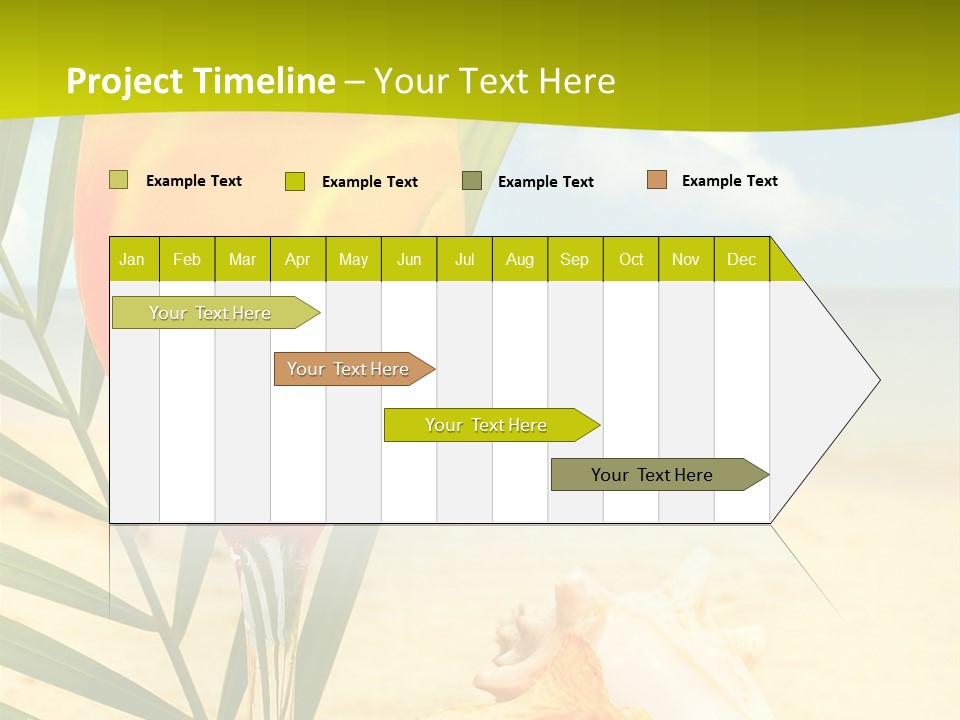 Meer Beach Frisch PowerPoint Template