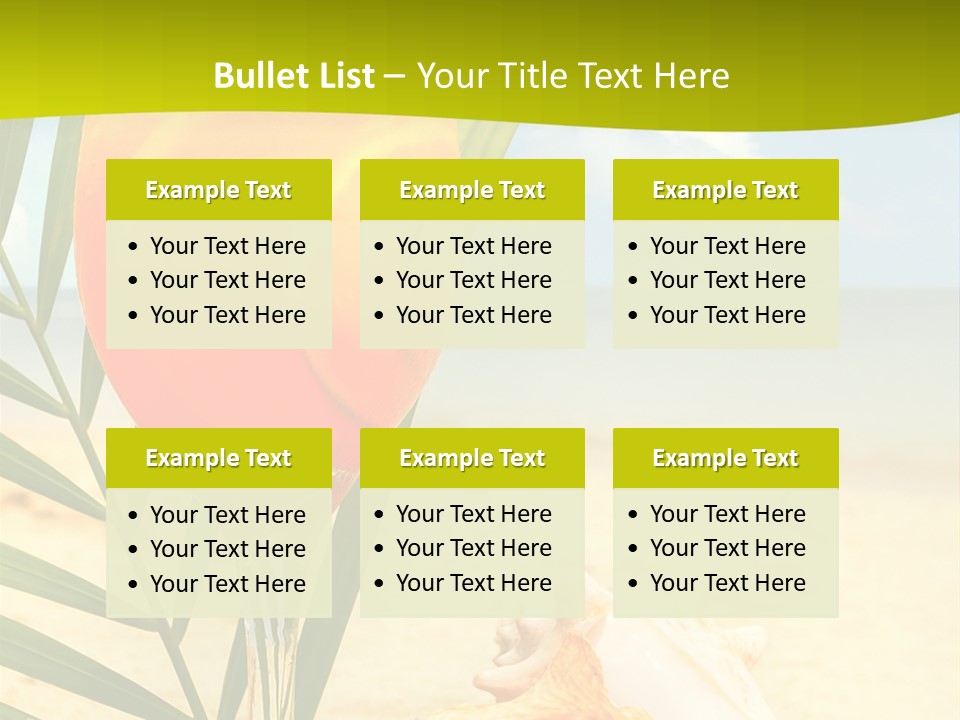 Meer Beach Frisch PowerPoint Template