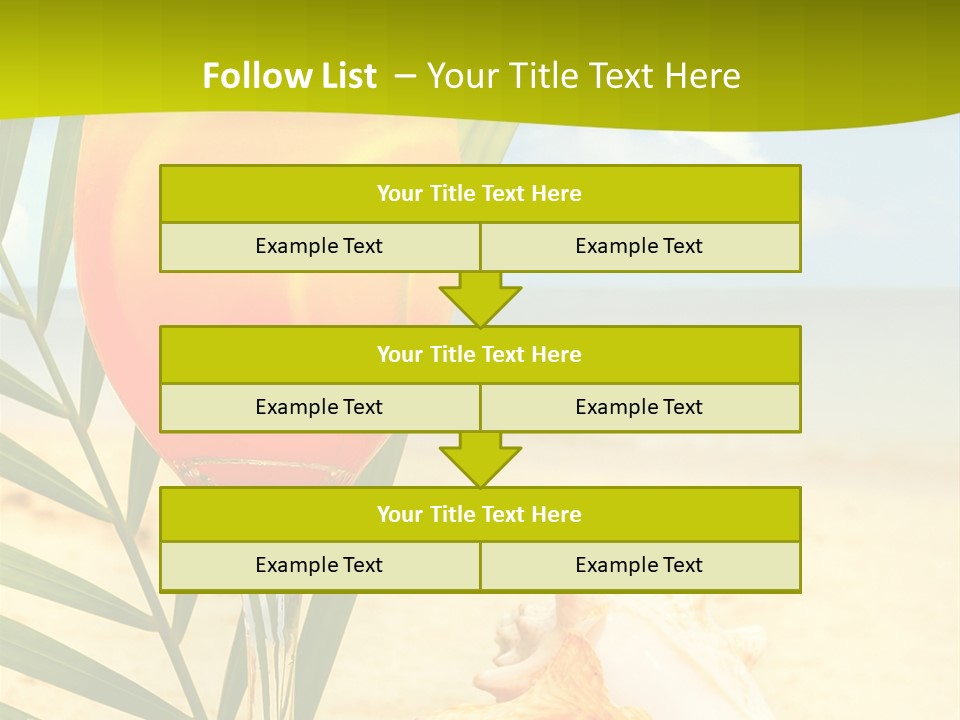 Meer Beach Frisch PowerPoint Template