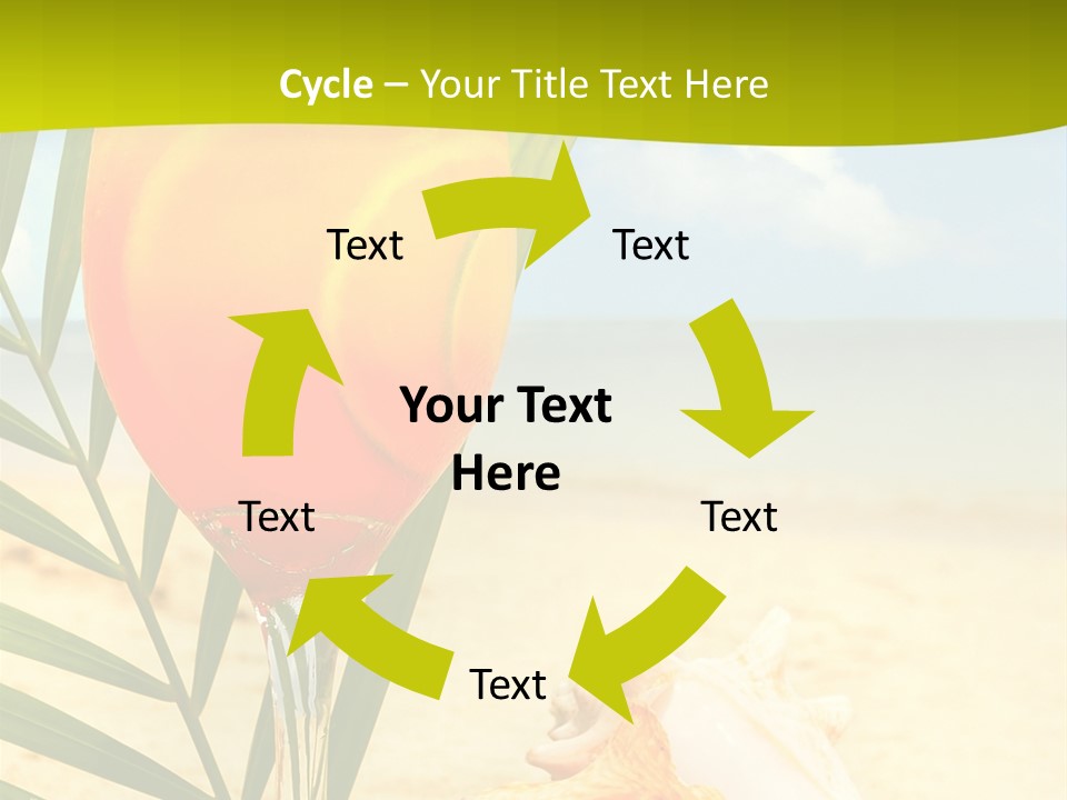 Meer Beach Frisch PowerPoint Template