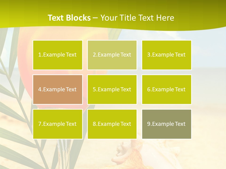 Meer Beach Frisch PowerPoint Template