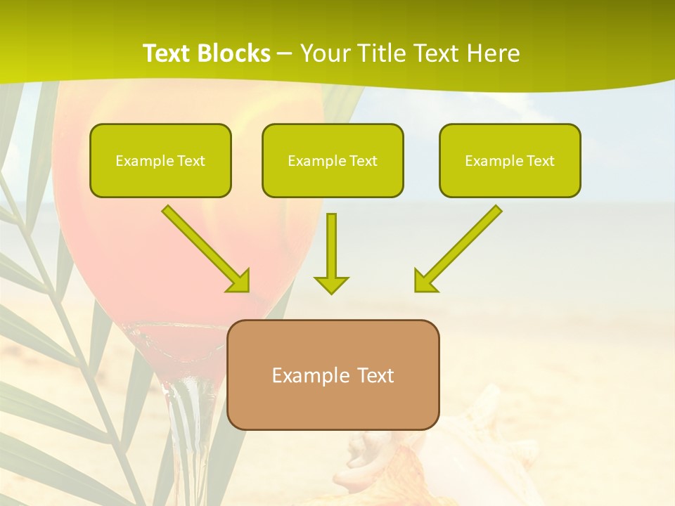 Meer Beach Frisch PowerPoint Template