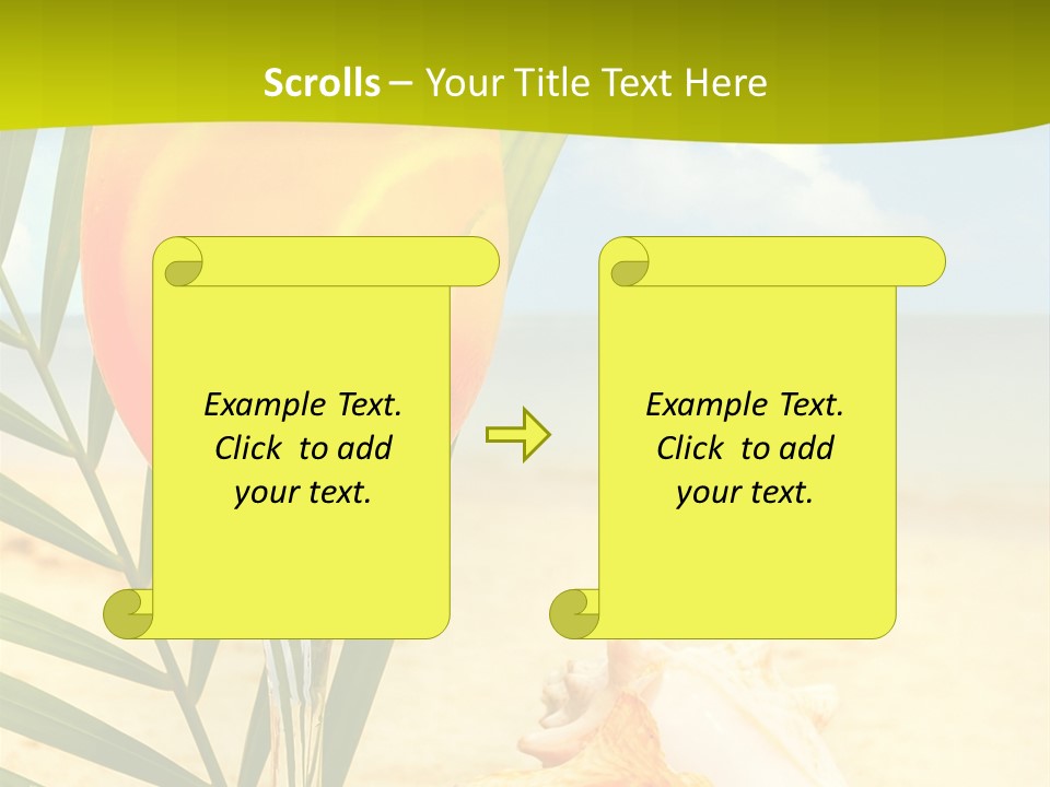 Meer Beach Frisch PowerPoint Template