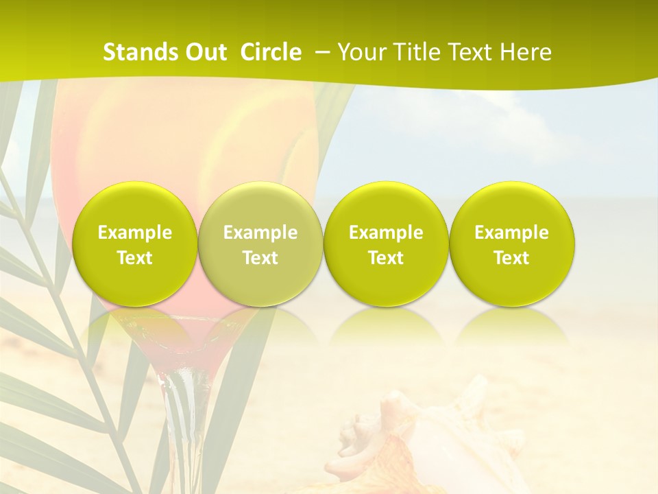 Meer Beach Frisch PowerPoint Template