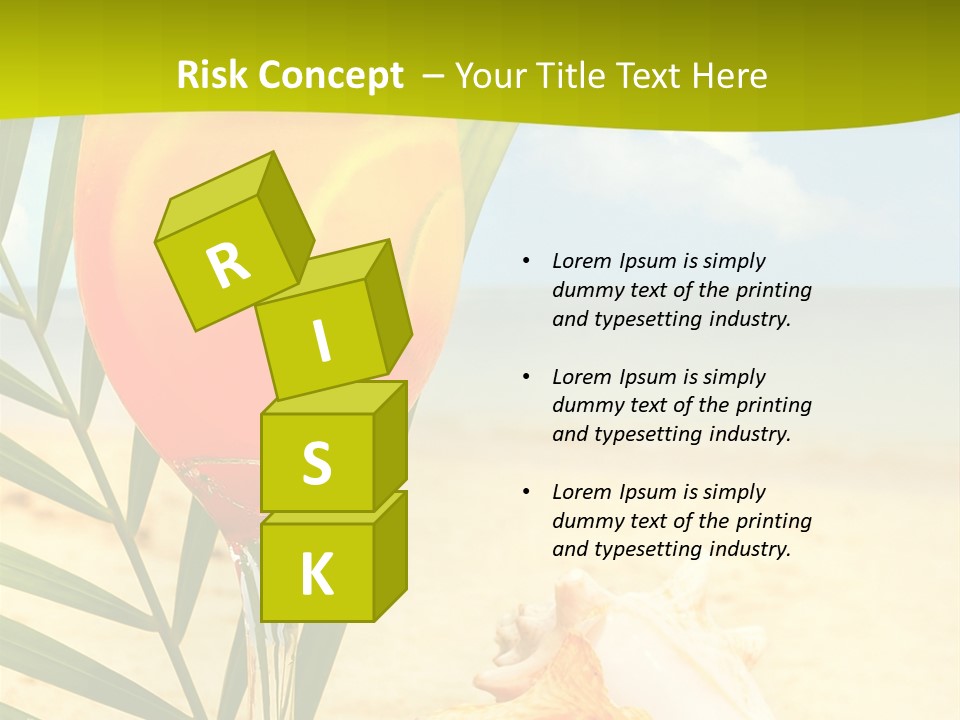 Meer Beach Frisch PowerPoint Template