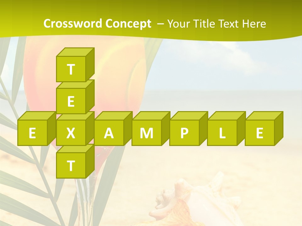 Meer Beach Frisch PowerPoint Template