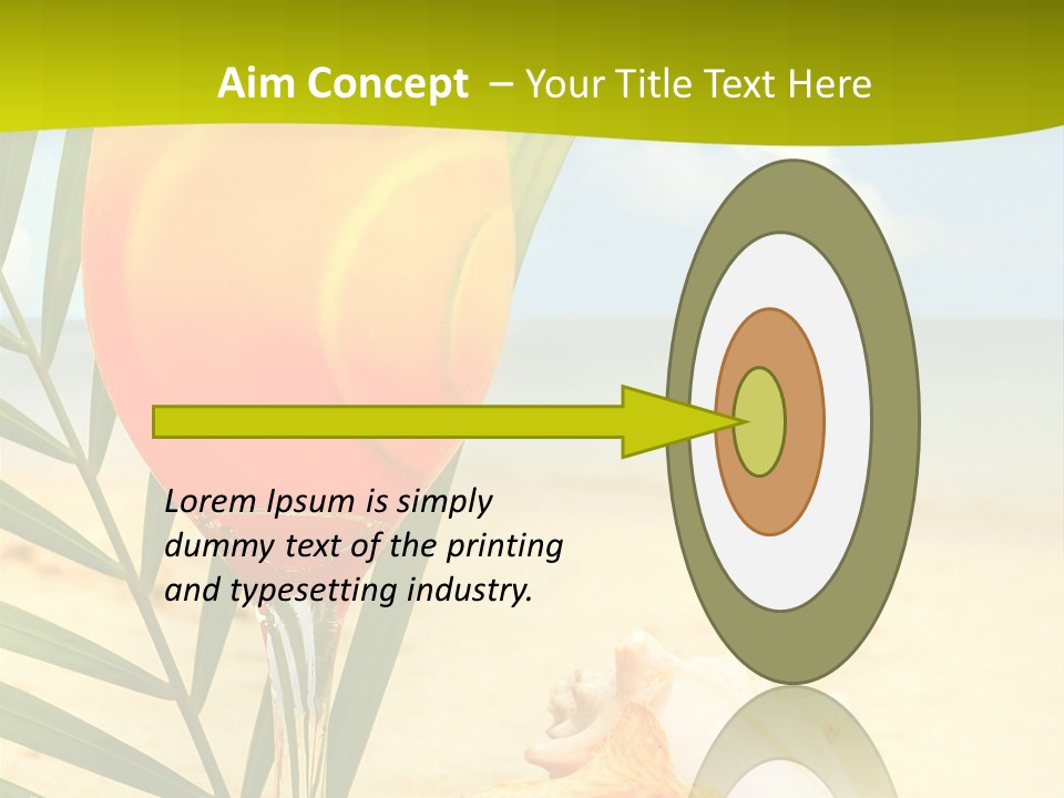 Meer Beach Frisch PowerPoint Template