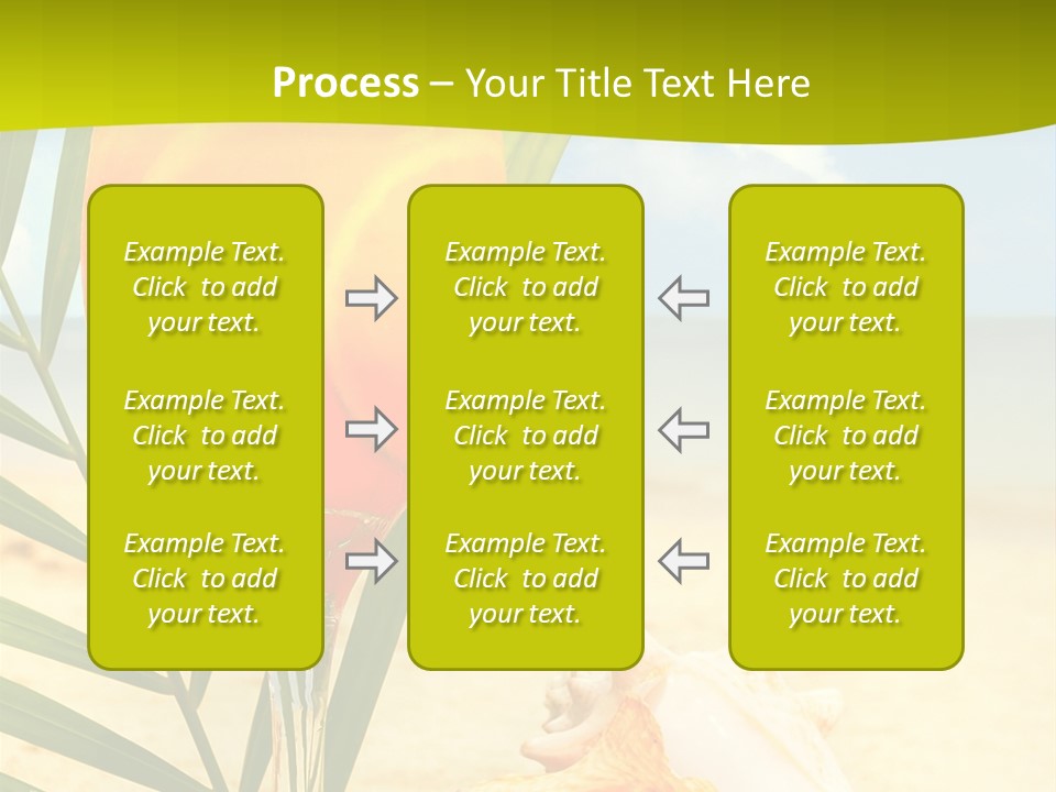 Meer Beach Frisch PowerPoint Template