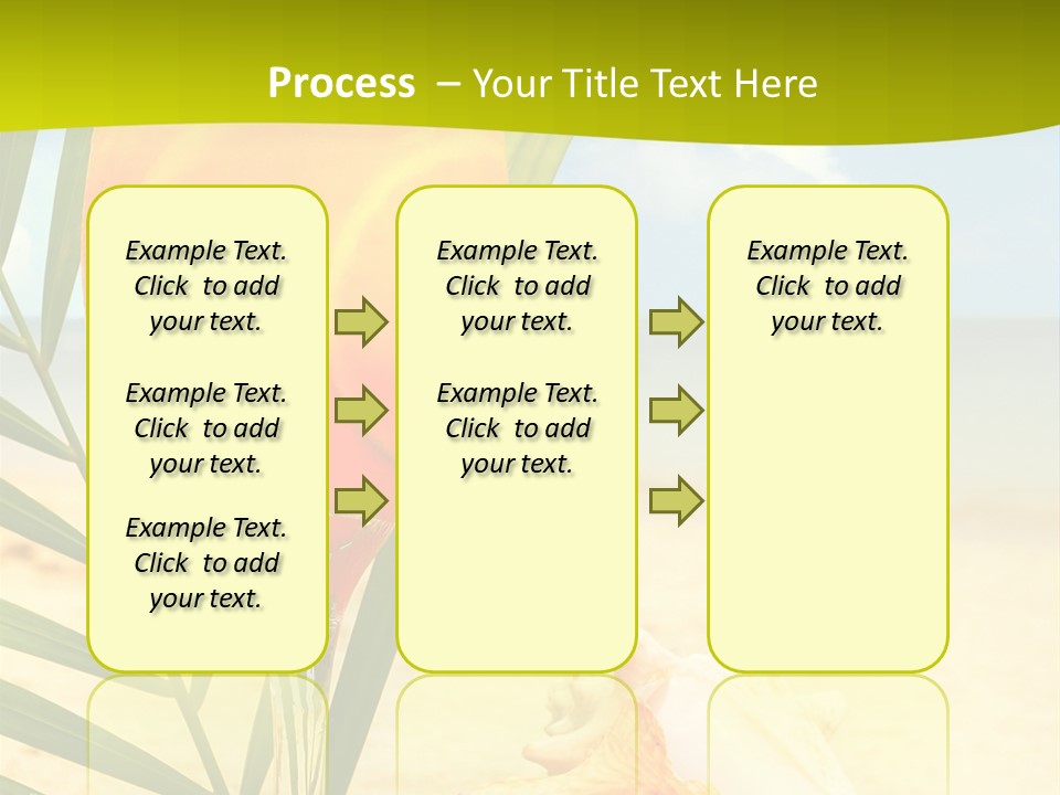 Meer Beach Frisch PowerPoint Template