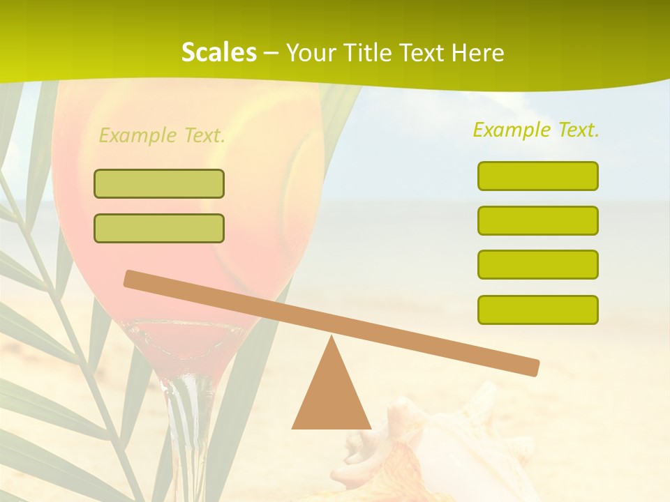 Meer Beach Frisch PowerPoint Template