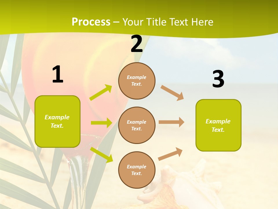 Meer Beach Frisch PowerPoint Template