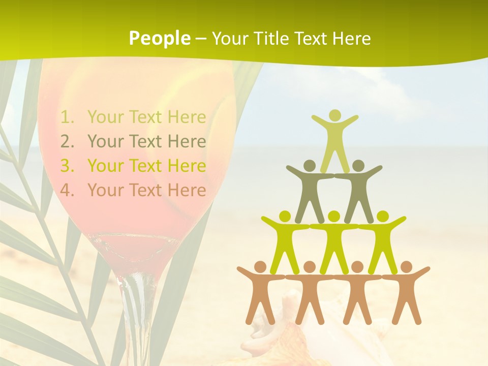 Meer Beach Frisch PowerPoint Template