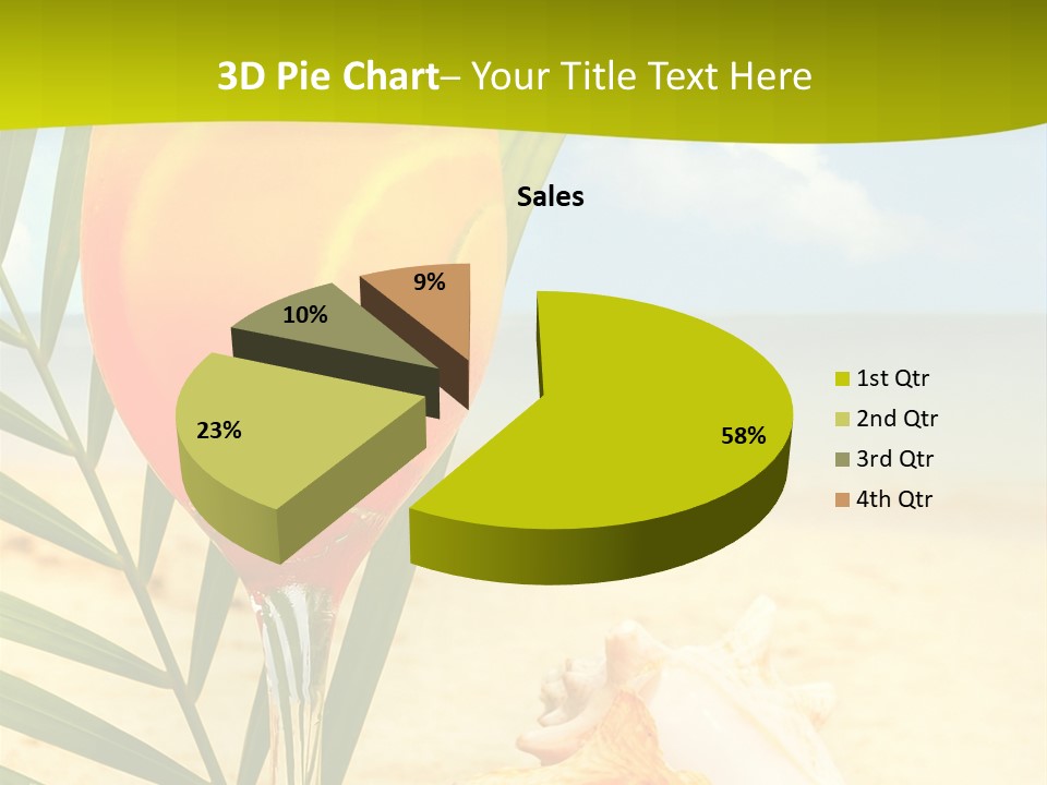 Meer Beach Frisch PowerPoint Template