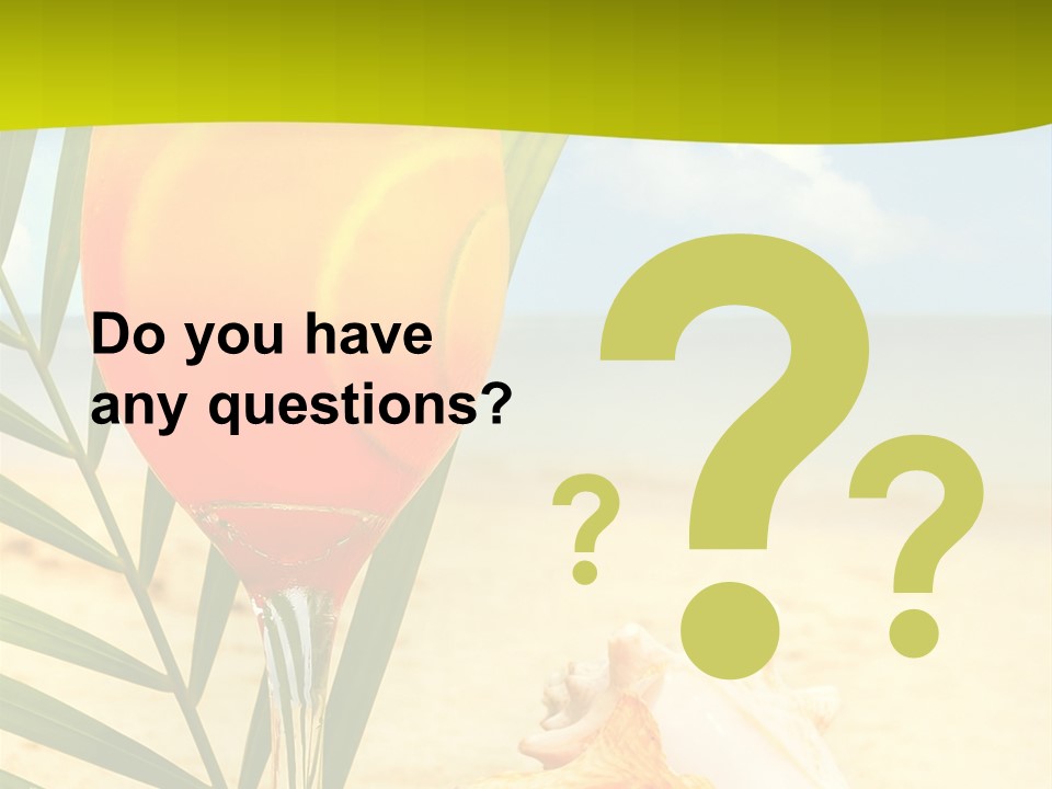 Meer Beach Frisch PowerPoint Template