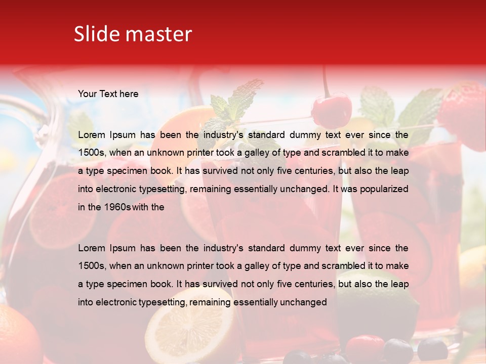 Refreshing Relax Lime PowerPoint Template