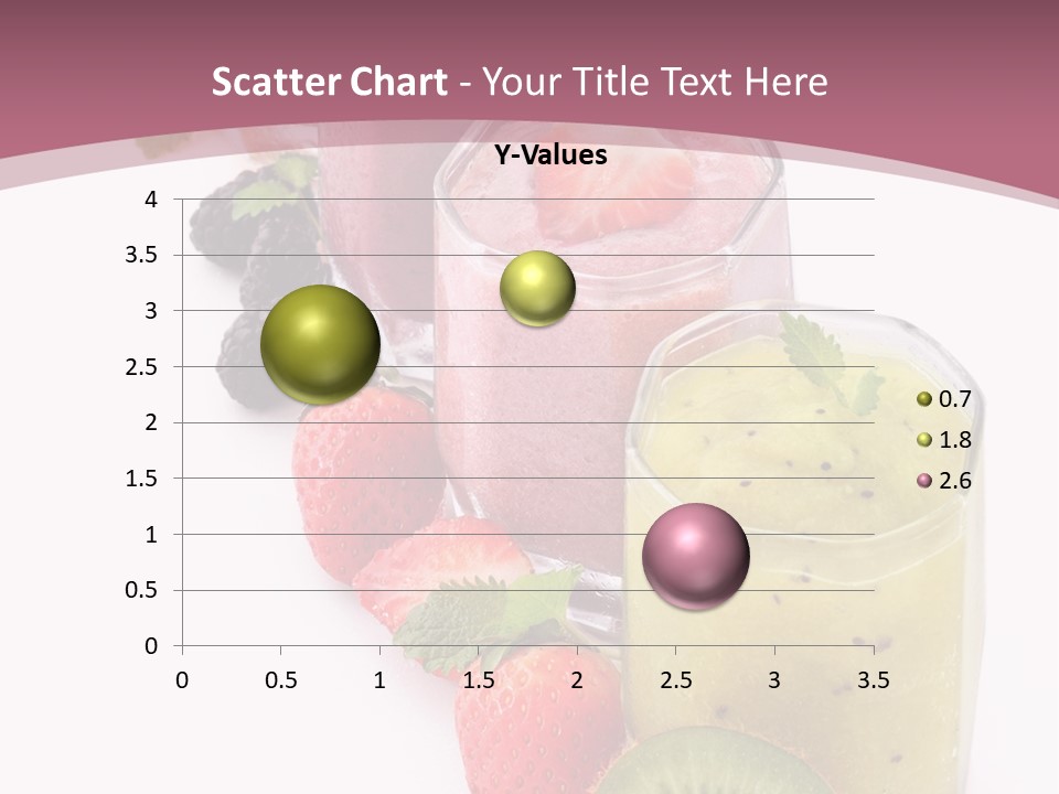 Mint Berry Drink PowerPoint Template