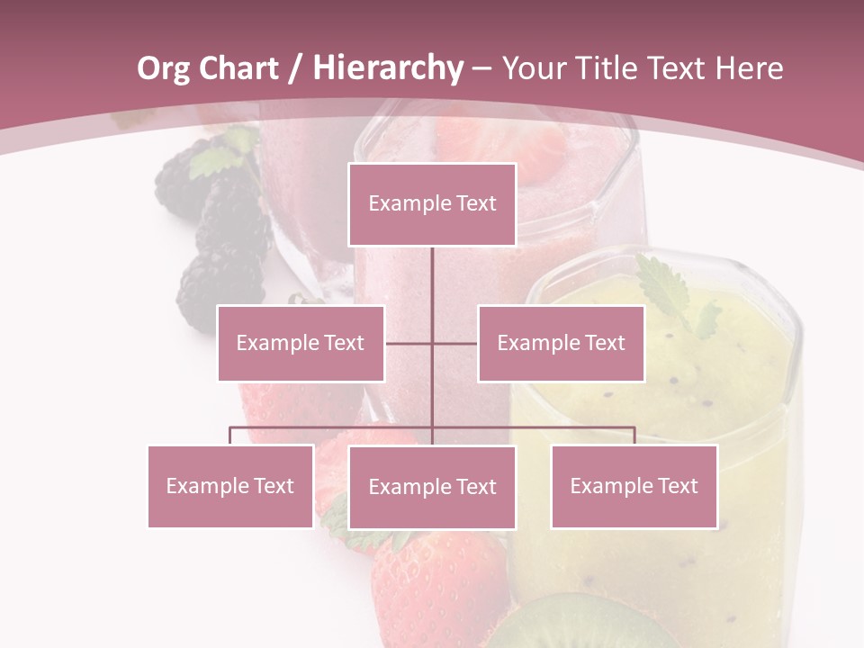 Mint Berry Drink PowerPoint Template