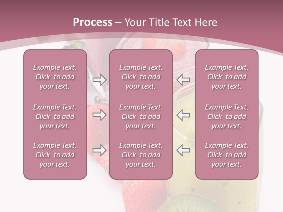 Mint Berry Drink PowerPoint Template