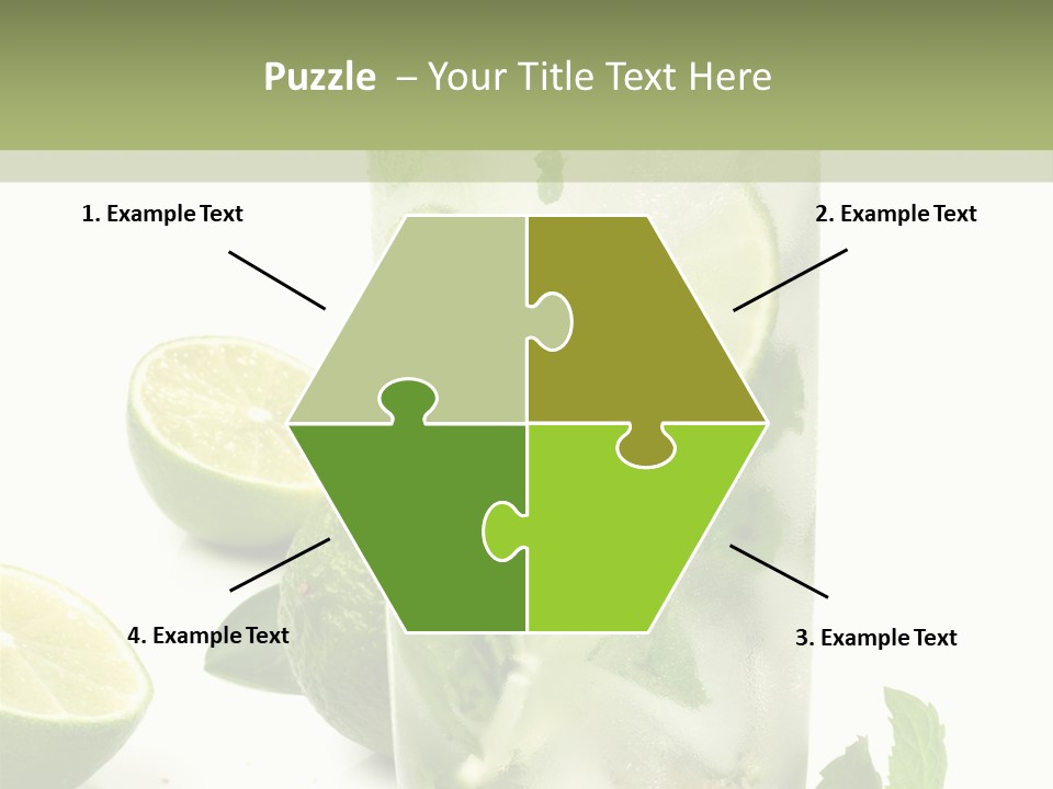 Kalt Brauner Cocktails PowerPoint Template