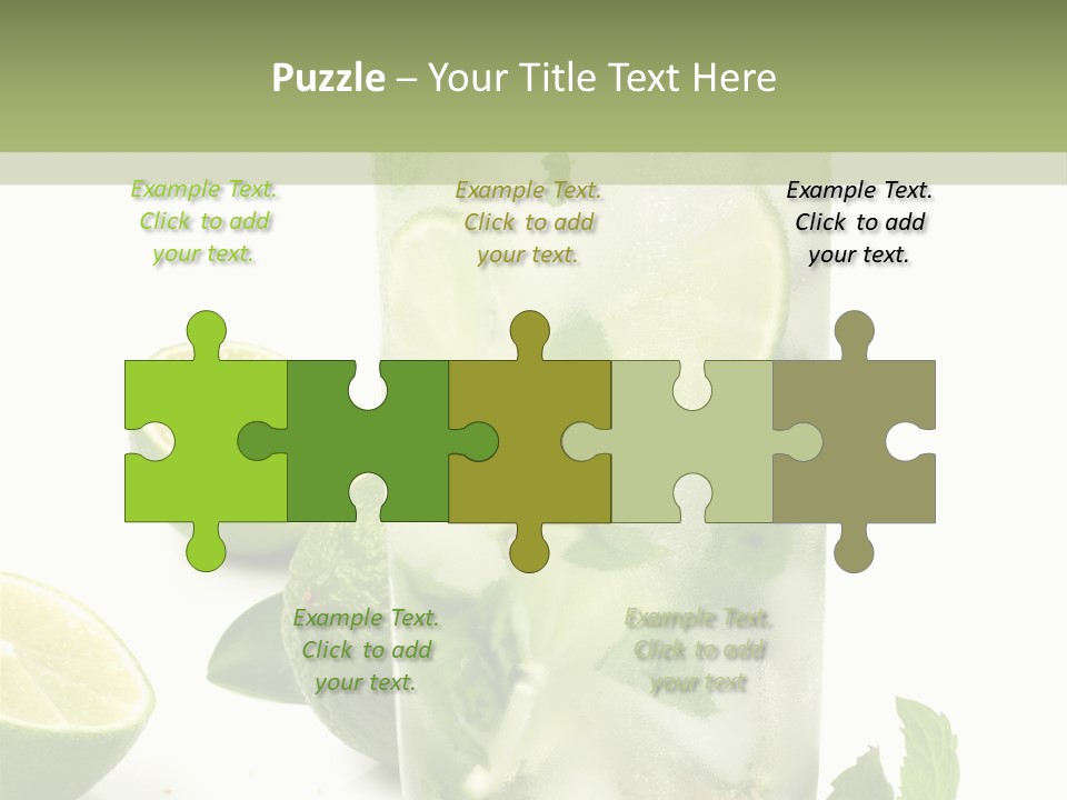 Kalt Brauner Cocktails PowerPoint Template