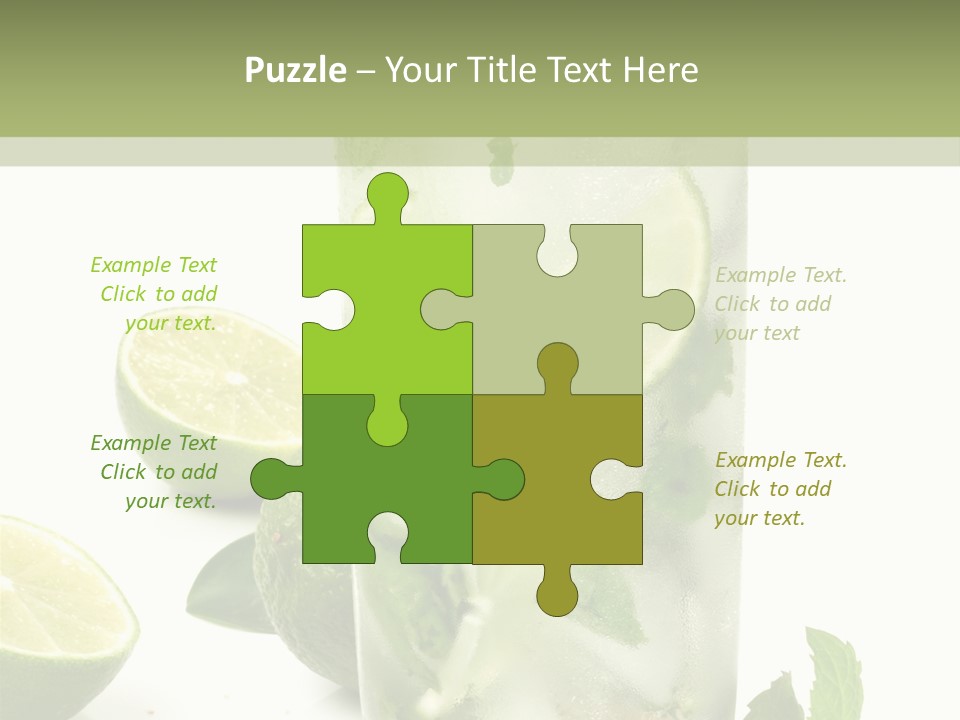 Kalt Brauner Cocktails PowerPoint Template