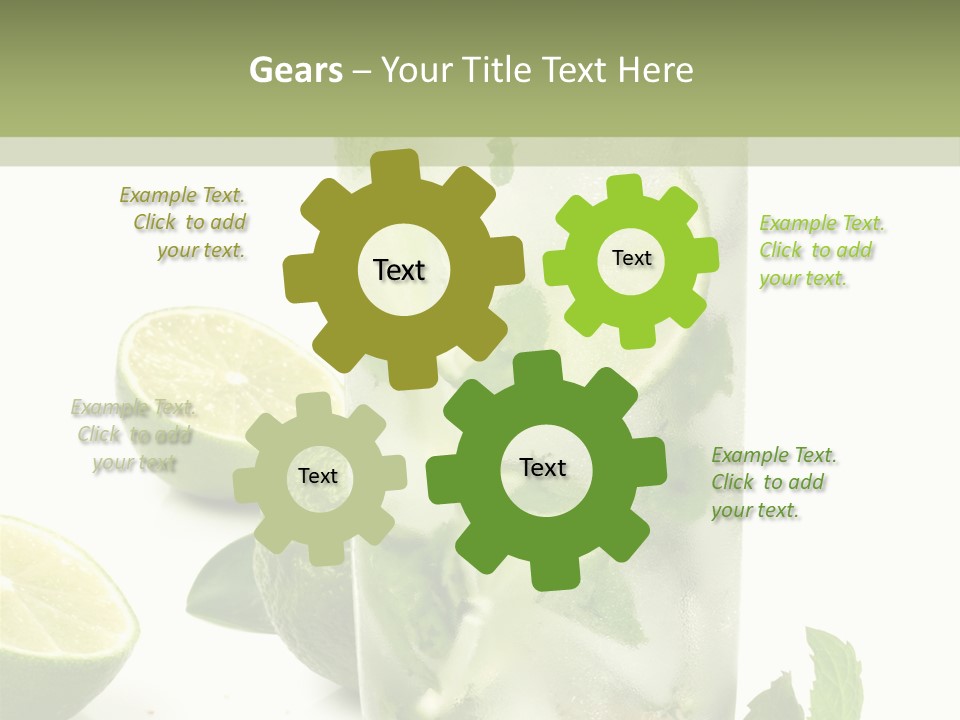 Kalt Brauner Cocktails PowerPoint Template