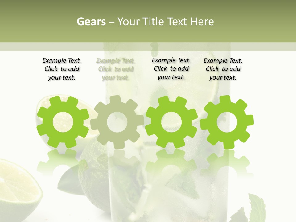 Kalt Brauner Cocktails PowerPoint Template